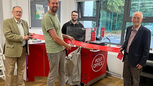 Haxby and Wigginton Councillors opening the new post office