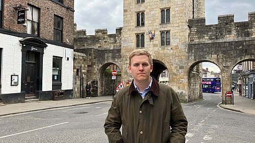 Cllr Ashley Mason on Micklegate