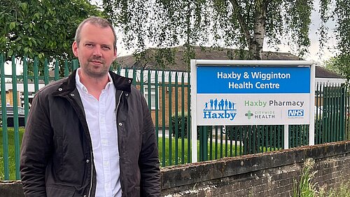 Andrew Hollyer at Haxby Health Centre