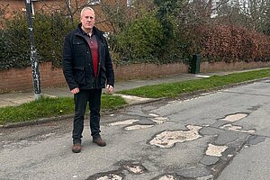 Peter Keen on Middlethorpe Drive