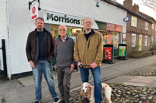 Haxby and Wigginton Cllrs outside Morrisons